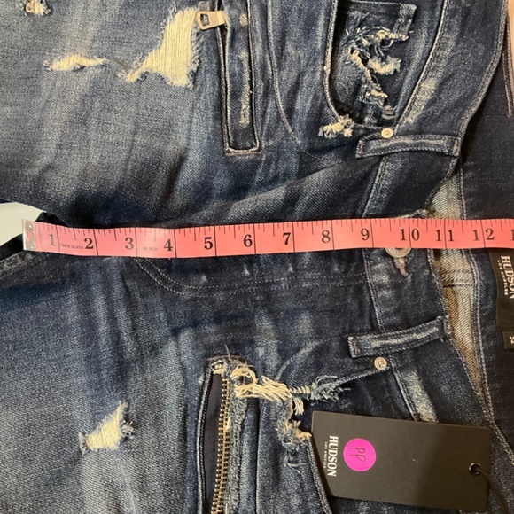 Hudson Los Angeles The Blinder Biker Blue Jeans - NWT - Size 32 - Picture 3 of 10